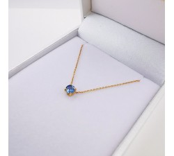 Collier "Origine" Saphir Grand Modèle Or Jaune 750 - 18 carats