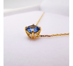Collier "Origine" Saphir Grand Modèle Or Jaune 750 - 18 carats