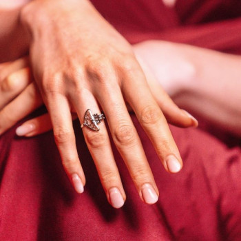 Bague "Féminessence" Or Blanc 750 - 18 carats