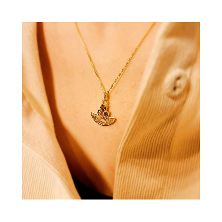 Collier "Féminessence" Or jaune 750 - 18 carats