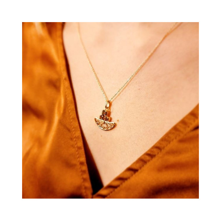 Collier "Féminessence" Or rose 750 - 18 carats