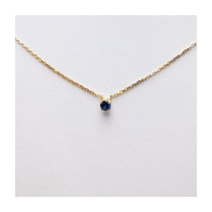 Collier "Origine" Saphir Petit Modèle Or Jaune 750 - 18 carats