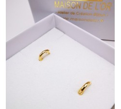 Créoles Petit Modèle Système Charnière Or jaune 750 - 18 carats