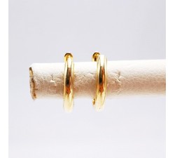 Créoles Moyen Modèle Système Charnière Or jaune 750 - 18 carats