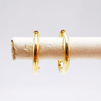 Créoles Système Charnière Or Jaune 750 - 18 carats