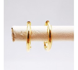 Créoles Système Charnière Or Jaune 750 - 18 carats