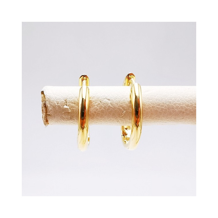 Créoles Système Charnière Or Jaune 750 - 18 carats