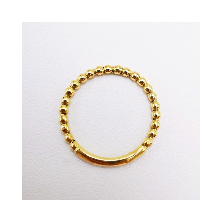 Bague Perlée Boules Or jaune 750 - 18 carats