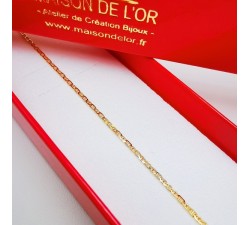 Bracelet Maille Bâton Or Jaune 750 - 18 carats