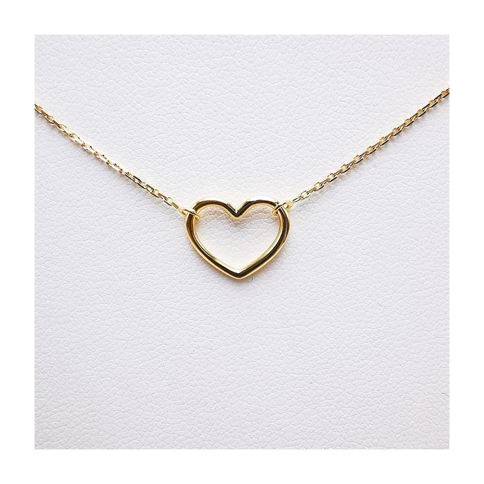 Collier Cœur Or Jaune  750 - 18 carats