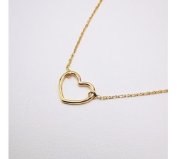 Collier Cœur Or Jaune  750 - 18 carats