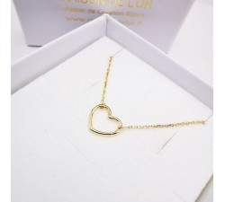 Collier Cœur Or Jaune  750 - 18 carats