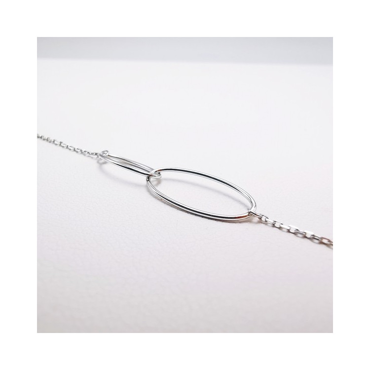 Bracelet "Esmée" Or Blanc 750 - 18 carats