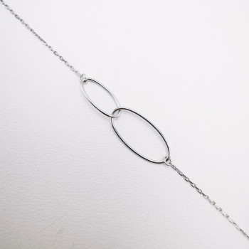 Bracelet "Esmée" Or Blanc 750 - 18 carats