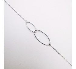 Bracelet "Esmée" Or Blanc 750 - 18 carats