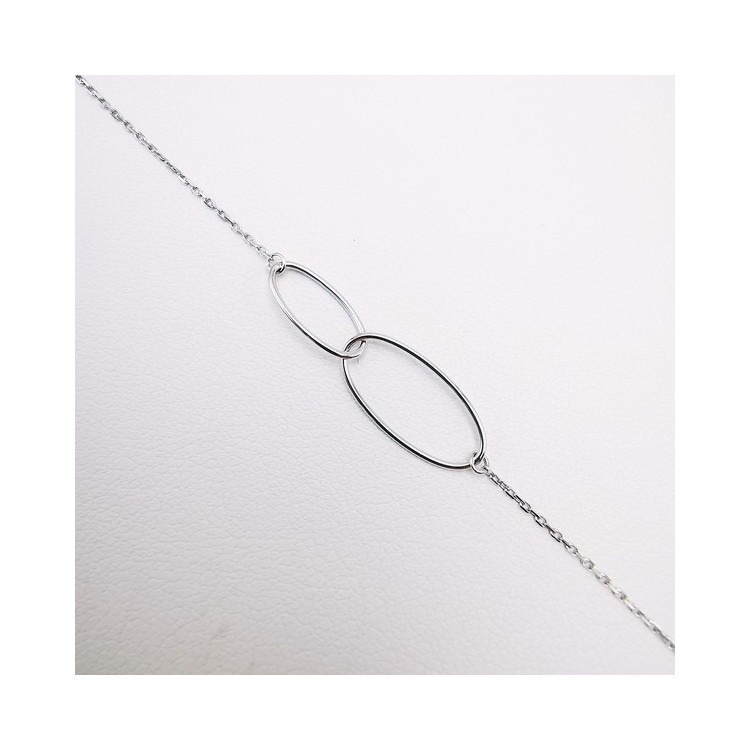 Bracelet "Esmée" Or Blanc 750 - 18 carats