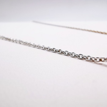Collier Améthyste poire Or Blanc 750 - 18 carats