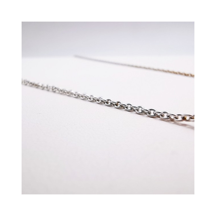 Collier Améthyste poire Or Blanc 750 - 18 carats