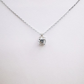 Collier Diamant 0.36 ct Or Blanc 750 - 18 carats