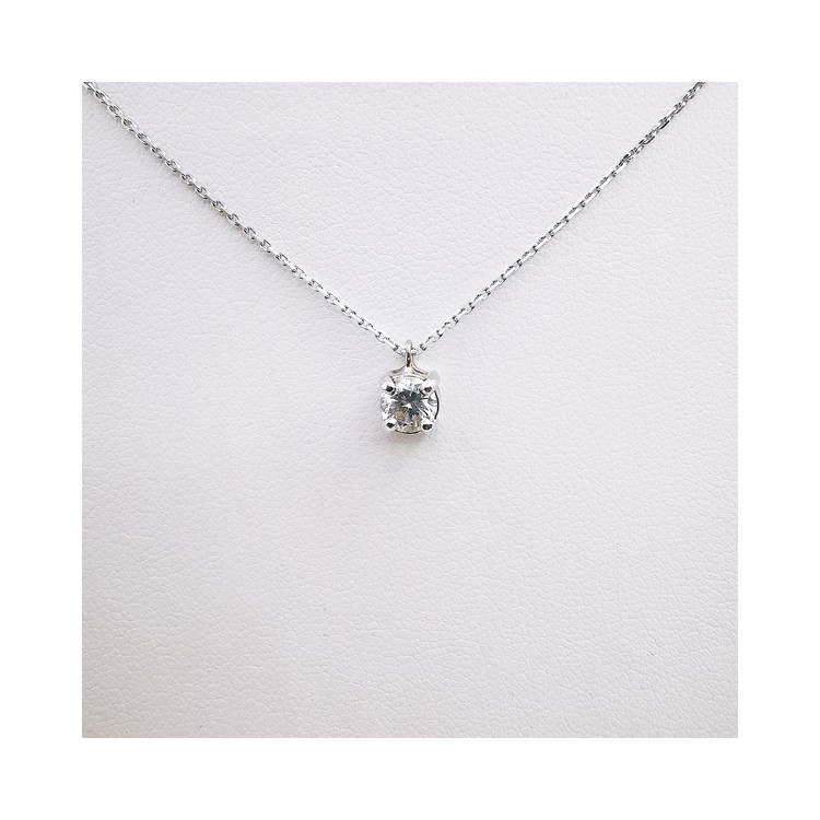Collier Diamant 0.36 ct Or Blanc 750 - 18 carats