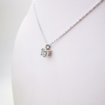 Collier Diamant 0.36 ct Or Blanc 750 - 18 carats