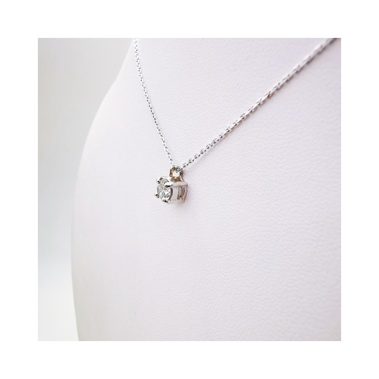Collier Diamant 0.36 ct Or Blanc 750 - 18 carats