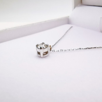 Collier Diamant 0.36 ct Or Blanc 750 - 18 carats