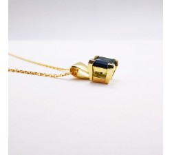 Collier Tourmaline verte Or Jaune 750 - 18 carats