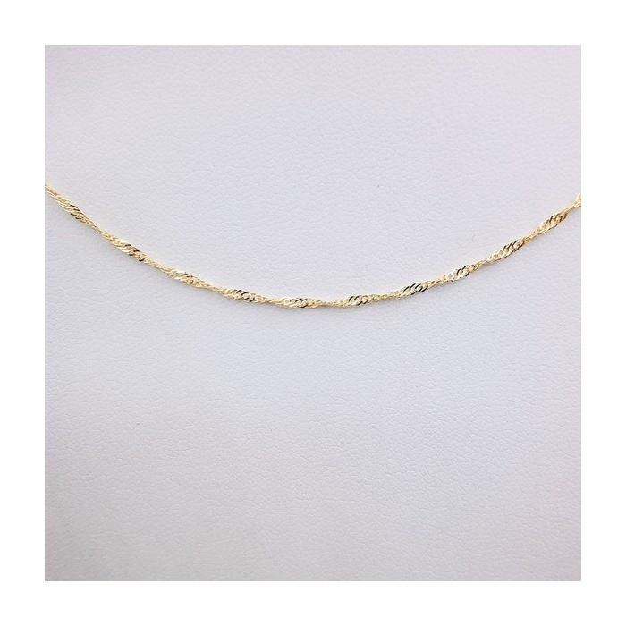Collier Maille Singapour 40 cm Or Jaune 750 - 18 carats