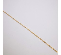 Collier Maille Singapour 40 cm Or Jaune 750 - 18 carats