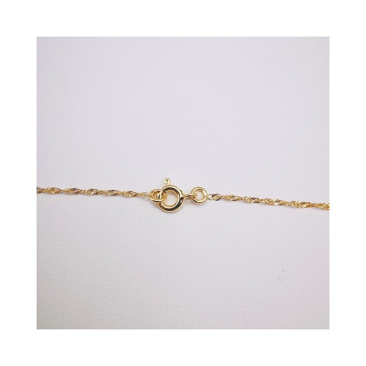 Collier Maille Singapour 40 cm Or Jaune 750 - 18 carats