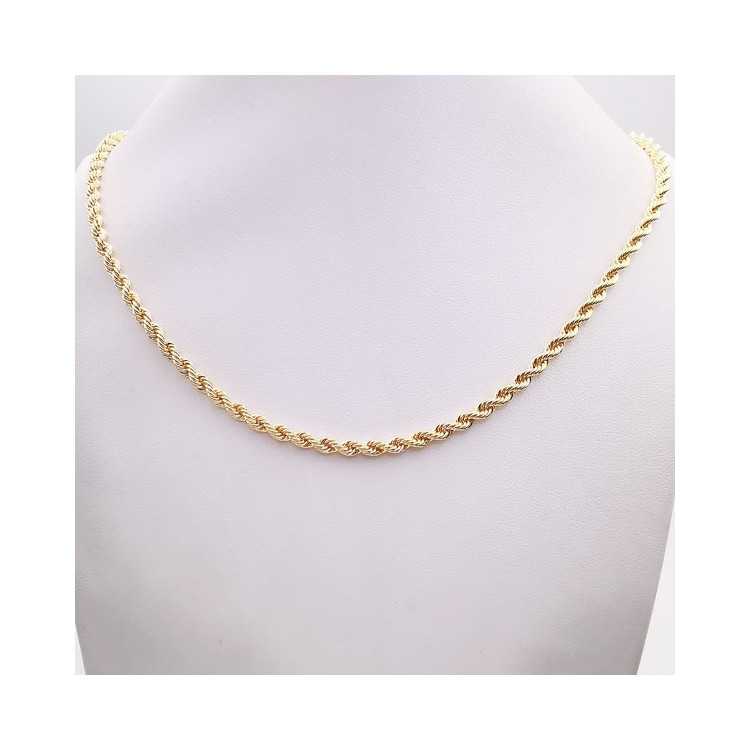 Collier Maille Corde Or Jaune 750 - 18 carats