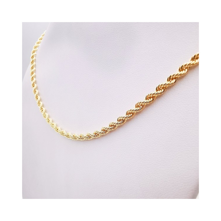 Collier Maille Corde Or Jaune 750 - 18 carats