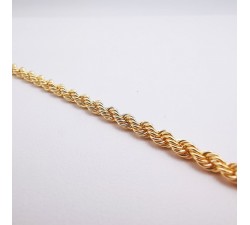 Collier Maille Corde Or Jaune 750 - 18 carats