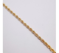 Collier Maille Corde Or Jaune 750 - 18 carats