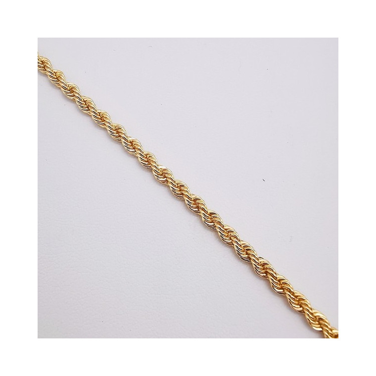 Collier Maille Corde Or Jaune 750 - 18 carats