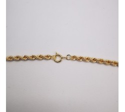 Collier Maille Corde Or Jaune 750 - 18 carats