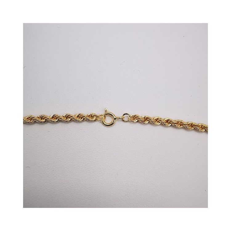 Collier Maille Corde Or Jaune 750 - 18 carats