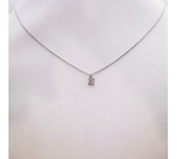 Collier Diamant 0.18 ct Or Blanc 750 - 18 carats