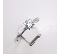 Bague "Liberté Sauvage" Diamant de Synthèse 0.24 ct Or Blanc 750 - 18 carats