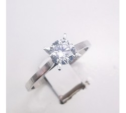Bague "Liberté Sauvage" Diamant de Synthèse 0.50 ct Or Blanc 750 - 18 carats