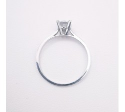 Bague "Liberté Sauvage" Diamant de Synthèse 0.50 ct Or Blanc 750 - 18 carats