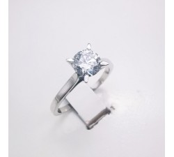 Bague "Liberté Sauvage" Diamant de Synthèse 0.83 ct Or Blanc 750 - 18 carats