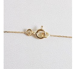 Chaîne 50 cm Or Jaune 750 - 18 carats Maille Forçat 1.25 grammes