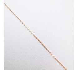 Chaine 45 cm  Or Rose 750 - 18 carats Maille Forçat 1.75 grammes