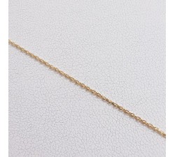 Chaîne 45 cm Or Jaune 750 - 18 carats Maille Forçat 1.20 grammes