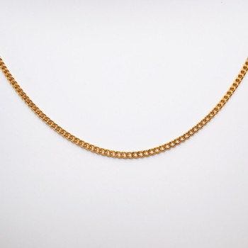 Chaîne 40 cm Or Jaune 750 - 18 carats Maille Gourmette 3.10 grammes