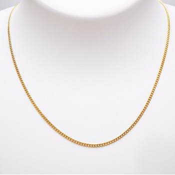 Chaîne 40 cm Or Jaune 750 - 18 carats Maille Gourmette 3.10 grammes