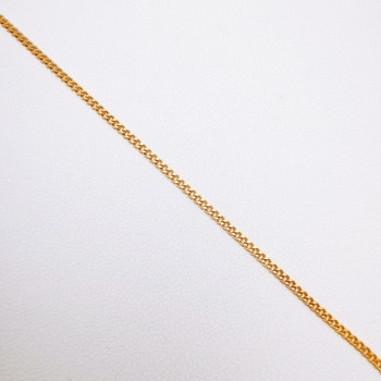 Chaîne 50 cm Or Jaune 750 - 18 carats Maille Gourmette 4.90 grammes