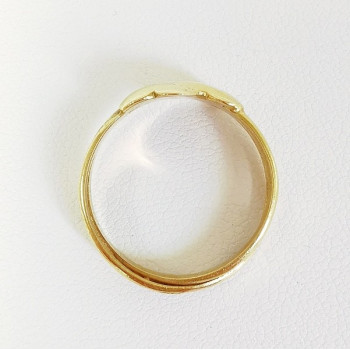 Bague Cœurs Or Jaune 750 - 18 carats